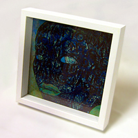 Negative Space Box Frame - Blue
