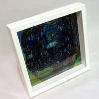 Negative Space Box Frame - Blue