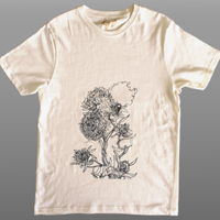 Web Shop-T shirts / Flower-RW-Organic