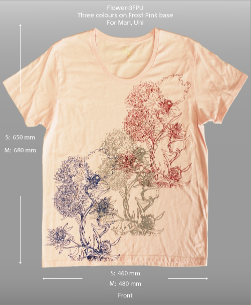 T-shirts / Flower-3FPU