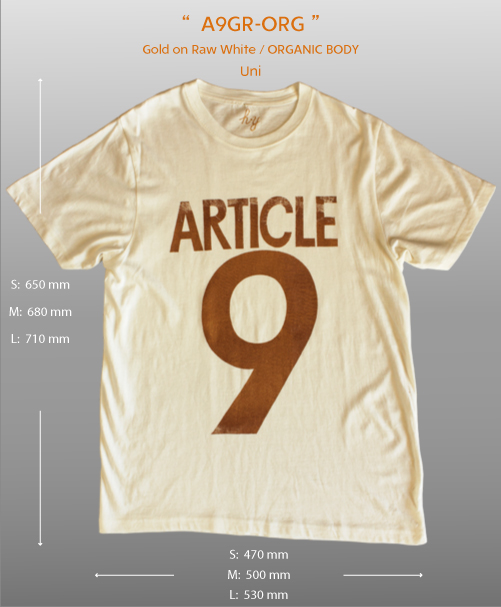 Organic T-shirts / A9GR-ORG