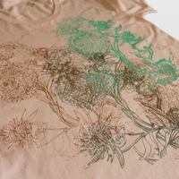 Organic T-shirts / Flower-4FPU