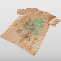 Organic T-shirts / Flower-4FPU