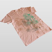 Organic T-shirts / Flower-4FPU