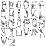 Skulls alphabet