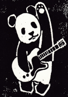 パン太ロック 小木版画 / PantaRock - Woodblock Small