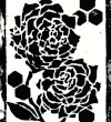 五月の薔薇、木版画 - #01 / Roses of May - Woodblock Print #01