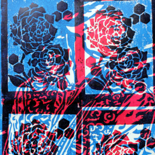 Groove - Woodblock 4 Roses